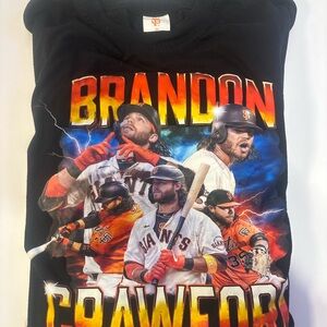 SF Giants Brandon Crawford Tee (M)